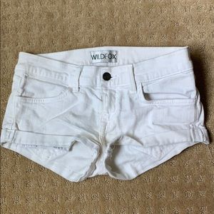 Wildfox high cut shirts in white